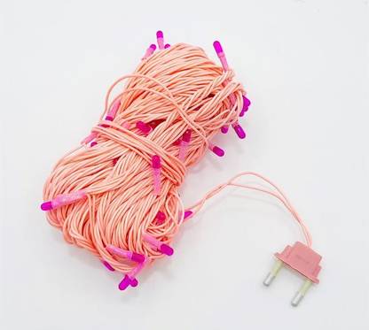 Prop It Up 68 LEDs 10.16 m Pink Steady String Rice Lights