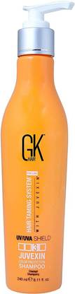 GK Hair Global Keratin Color Shield Shampoo - (240ml/8.11oz)(Unisex) Color Protection Deep Cleansing for Dry Dull Hair Organic Formula Sulfate Paraben Free