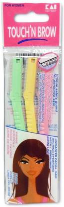 Touch'N BROW Kai Touch N Brow Eyebrow Shaver 3 Pcs, Men & Women