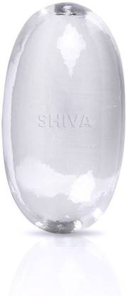 LKPS crystal lingam Most Powerful Crystal Lingam for Positive Vibration & Prosperity Decorative Showpiece  -  4 cm