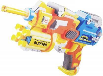 Shop & Shoppee Super Blaster Elite Sharp Shooter Soft Bullet Blaster gun with 6 soft bullets