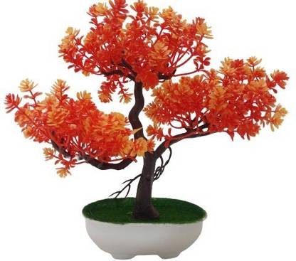 godecor Bonsai Wild Artificial Plant  with Pot