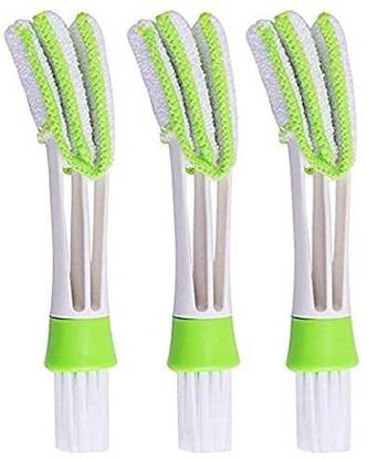 carempire Car Air Vent Cleaning Brush Mini Duster for Car Air Vent, Set of 3 Automotive Air Conditioner Cleaner and Brush, Dust Collector Cleaning Cloth Tool for Keyboard Window Leaves Blinds Shutter Glasses Fan Vehicle Interior Cleaner