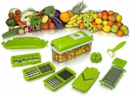 KARAN ENTERPRISE 12 in 1 Vegetable & Fruit Grater & Slicer (1) Vegetable & Fruit Chopper