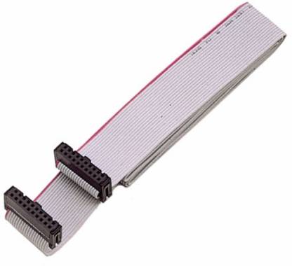 e4u 20 Pin FRC Cable With Female To Female 2.54mm Pitch Connector 36" Long - 1 Piece Electronic Components Electronic Hobby Kit