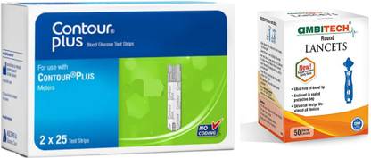 CONTOUR PLUS 5-s 50 Glucometer Strips