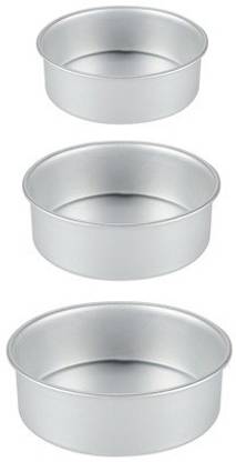 Rinkle Trendz Aluminium Cake Mould 3 Cake Moulds