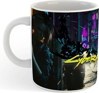 BuyAmaze Cyberpunk 2077 Gamers Design Ceramic Coffee Mug