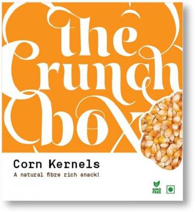 THE CRUNCH BOX Golden Popping Corn-Mushroom Corn (Gourmet Popcorn Kernels) (2 Kg) Mushroom Popcorn