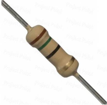 EMERGING TECHNOLOGIES 50 PCS 15 OHM 1W CARBON FILM RESISTOR 15R Fixed Resistor