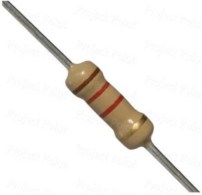 EMERGING TECHNOLOGIES 50 PCS 1.2K OHM 1W CARBON FILM RESISTOR 1.2K Fixed Resistor
