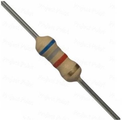 EMERGING TECHNOLOGIES 50 PCS 6.8K OHM 1W CARBON FILM RESISTOR 6K8 Fixed Resistor