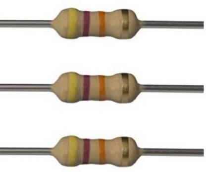 EMERGING TECHNOLOGIES 50 PCS 47K OHM 1W CARBON FILM RESISTOR 47K Fixed Resistor
