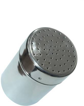 Jimit Metal Corporation Flour Salt Sifter Icing Sugar Dredger Cocoa Chocolate Powder Shaker with Small Whole Sugar Sprinkler Shaker 250 gm