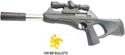 HALO NATION PUBG BB Bullet Gun M922 Plasma Gun Toy VSS - Power Shooter Shotgun Toy 18 inch M4 Vector Gun Toy Sniper Gun toy with Laser Target With 100 BB Bullet Toy Gun for Boys Guns & Darts