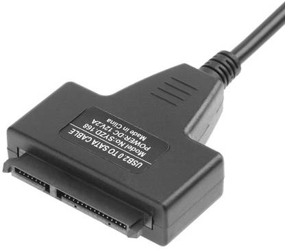 TERABYTE USB 2.0-2.5" 22pin Sata to USB Hard Drive HDD or SSD (Solid State Drive) Adapter Laptop Converter Cable (Works only for 2.5 inch HDD or SSD Hard Disk Drive)-1 USB 2.0-2.5" 22pin Sata to USB Hard Drive HDD or SSD (Solid State Drive) Adapter Laptop Converter Cable (Works only for 2.5 inch HDD or SSD Hard Disk Drive)-1 Laptop Accessory