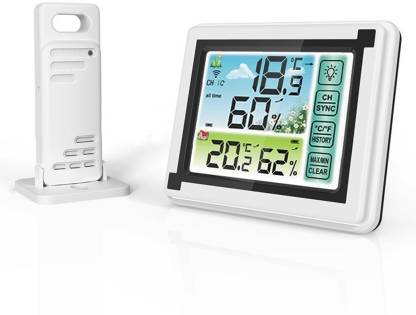 Wireless Home Weather Station Thermometer Hygrometer Humidity Meter with Sensors 