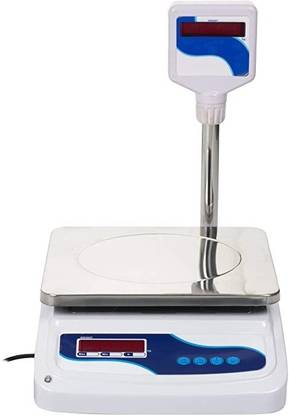 Rajawat 30 Kg Pole Display Table Top Weighing Machine Weighing Scale