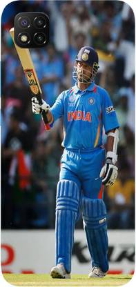 FASHIORE Back Cover for Poco C3 Printed Sachin Tendulkar, India Cricket