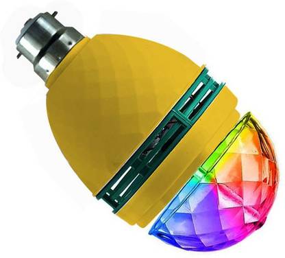 Sulfur New Collection LED Crystal Rotating Bulb Magic Disco Light Night Lamp for Party/Home Decoration Multi Colour LED Light Disco Ball Set