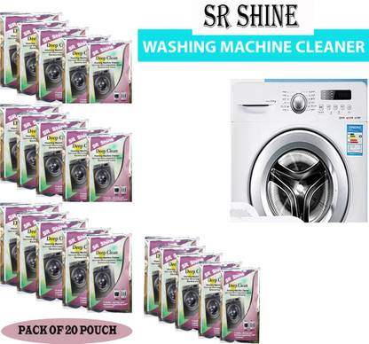 S R SHINE S RSHINE WASHING MACHINE TANK CLEANING POWDER PACK OF 20 (30gm) = 600gm Dishwashing Detergent