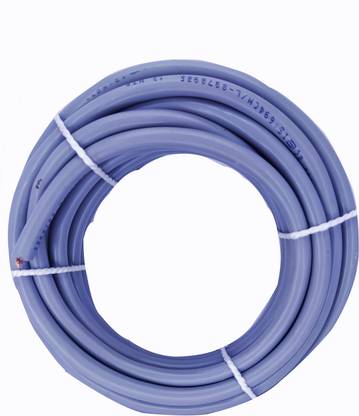Oxcord 2 core Round Copper Wires and Cables 2.5mm 5 meter 2.5 sq/mm Purple 5 m Wire