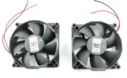 ElectroPhysics 12V Dc 3.5 inches High Cooling Fan for CPU/ INVERTER (Pack OF 2) Electronic Components Electronic Hobby Kit