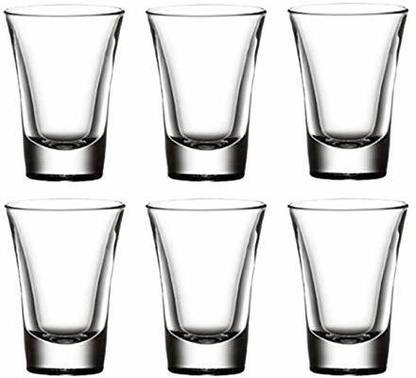 Infinite Stores (Pack of 12) Heavy Base Shot Glass Set,Whisky Shot Glasses 40 ML, Liqueur Glasses Spirits Glasses Mini Glass Cups Double Side Cordial Glasses,Tequila Cups Small Glass Shot Cups Set of 12 Glass Set Shot Glass