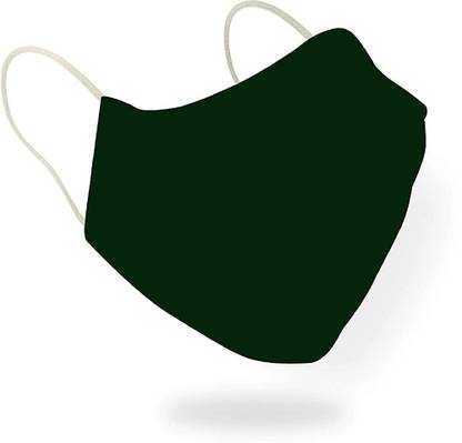 Satrek Face Mask For Anti Pollution, Color- Green, Reusable and Washable Face Mask Cloth Mask