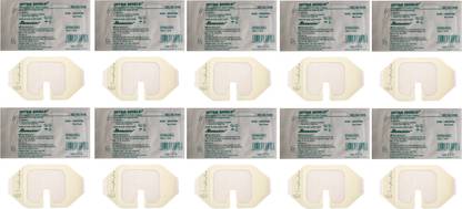 Romsons GS-3045 Adhesive Transparent I.V. Catheter Fixator Dressing (Medium - 6 x 7 cm) Pack of 10 Films Medical Dressing