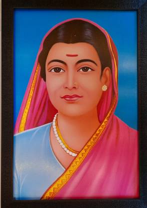 Art collection Savitri bai phule Photo frame Ink 19 inch x 13 inch Painting