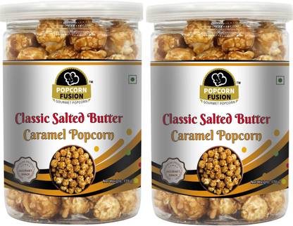 Popcorn Fusion Classic Salted Butter Caramel Popcorn-Combo Pack (170g*4)-680g Caramel Popcorn