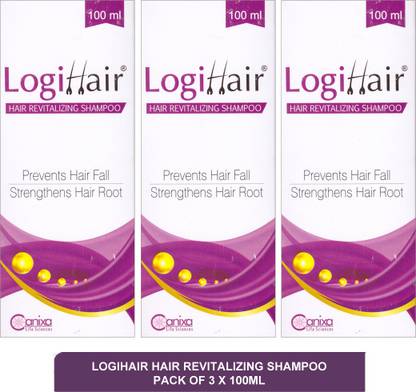 Canixa Logihair Shampoo - hair growth shampoo(pack of 3)100ml