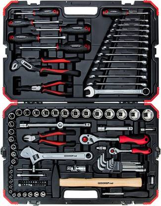 Gedore R46003100 Socket set 1/4" + 1/2" Socket Set