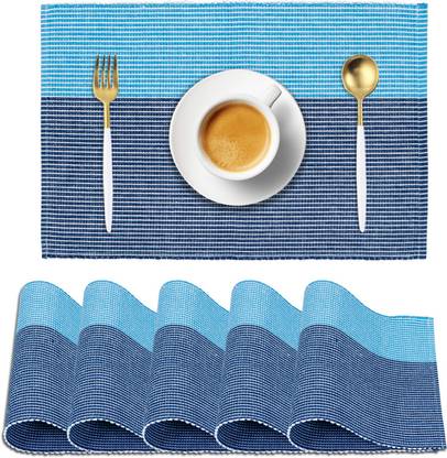 HOKiPO Rectangular Pack of 6 Table Placemat