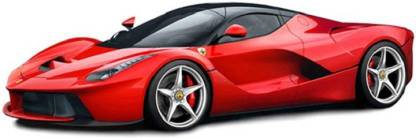 Burago Ferrari Race & Play GoGears LaFerrari (Red), collectible model, goes 40+ feet