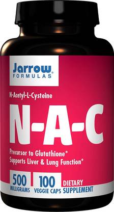 Jarrow Formulas N-A-C, N-Acetyl-L-Cysteine, 500 mg, 100 Veggie Capsules