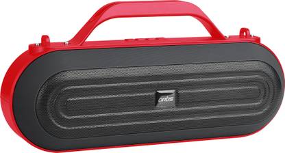 artis BT09 Portable Wireless Bluetooth Speaker with Mobile Holder/ USB /FM / TF Card Reader /AUX In & Hands Free Calling Mic.(Red) 12 W Bluetooth Speaker