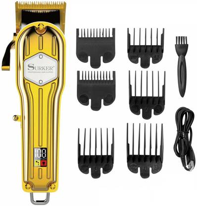 Surker Hair Clippers for Men Trimmer for Men Beard Trimmer Barber Trimmer Grooming Kit Cordless Quiet Trimmer 300 min  Runtime 6 Length Settings