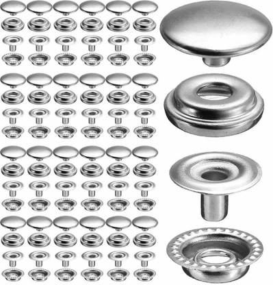 Asiatic Press Stud Cap Button Metal Buttons