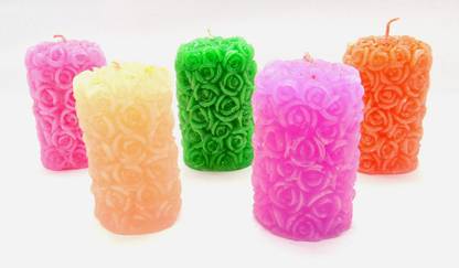 Lia 3D Rose Flower Candle Candle