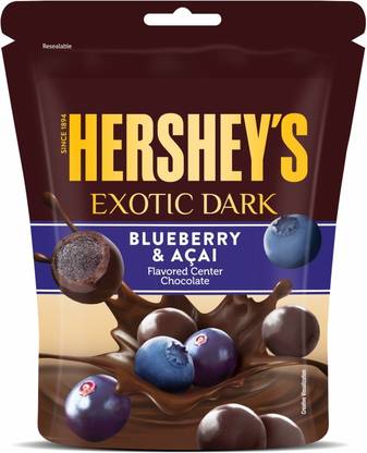 HERSHEY'S Blueberry and Acai Dark Chocolate Truffles