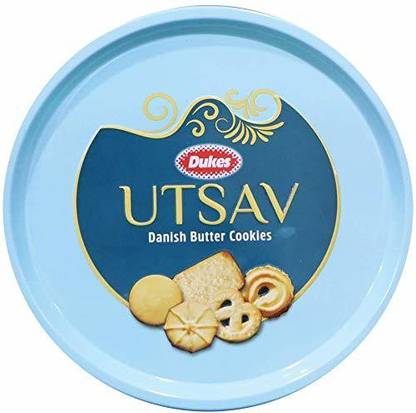 Dukes UTSAV Danish Butter Cookies (Pack of 1) Cookies Biscuit