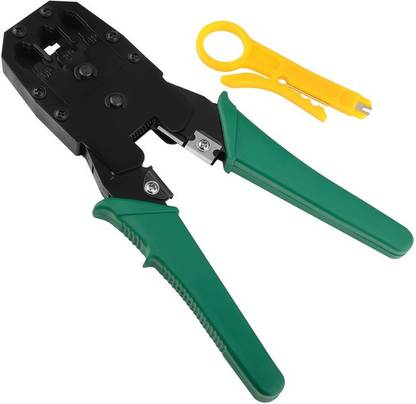 Lapmate PQ00_Crimp1 3 in 1 Modular Crimping Tool, RJ45, RJ11 Cat5E/Cat6 LAN Cutter with Cable Cutter Manual Crimper