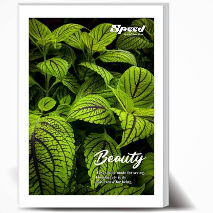 SPEED 268 Pages Semi Rough A4 Note Book | Pack of 10 | Single Line Ruled A4 Size | 29 x 21 CM | A4 Registers | Notebook Copy for Students of School, College and Office Use | Combo Set of Notebooks Or Long Register A4 Notebook Single Line Ruled 268 Pages
