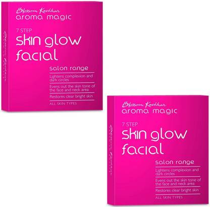 अरोमा मैजिक Skin Glow Facial Kit,Single Use (Pack of 2) 45 g
