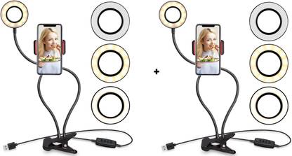 Tekno Professional Light for Selfie, live chat, screaming, video chat COMBO Ring Flash