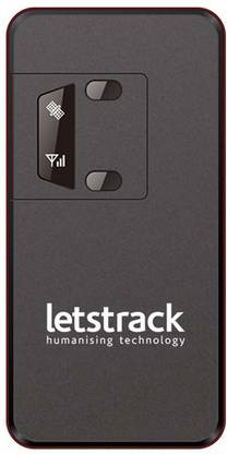 LETSTRACK LT Premium Vehicle Security | Voice-Enabled Real-time GPS Tracking Device for Commercial Vehicles with Mobile App – Track Your Fleet Pan-India GPS Device