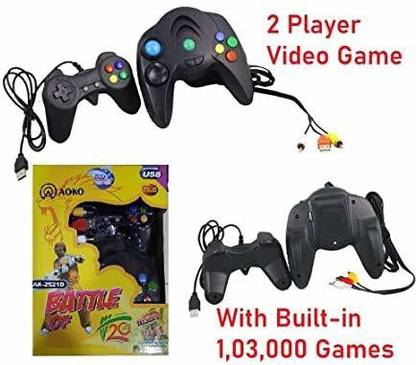 NK Sunshine 103000 in 1 Video Game TV Consol for Kids 2 Players Game System Come with 103000 Built in Games, No Expensive, MULTIPLAYER Handheld Gaming Console
