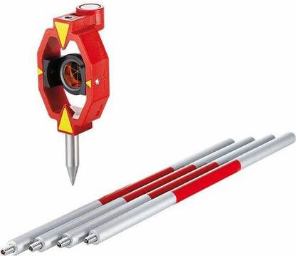 sunscientific 1" Survey Mini Prism with Mini Prism Pole (Set of 1) Height Gauge